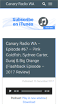 Mobile Screenshot of canaryradiowa.com